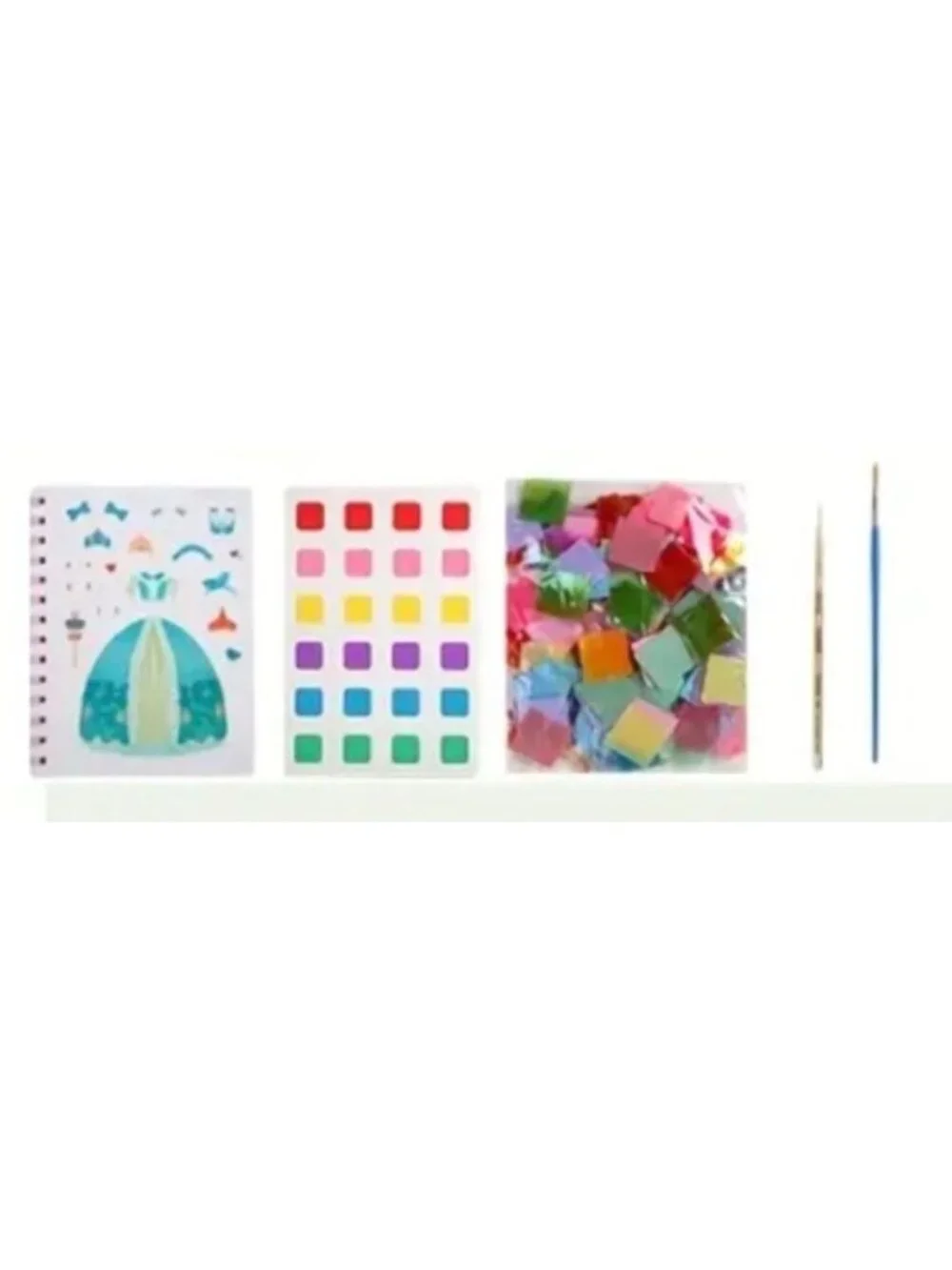 Fashion Design Drawing Book With Fabric Pieces Kids Creative Activity Set Sealed